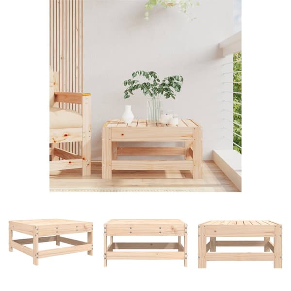 The Living Store haveskammel massivt fyrretræ -  Enheder til udendørs modulsofa