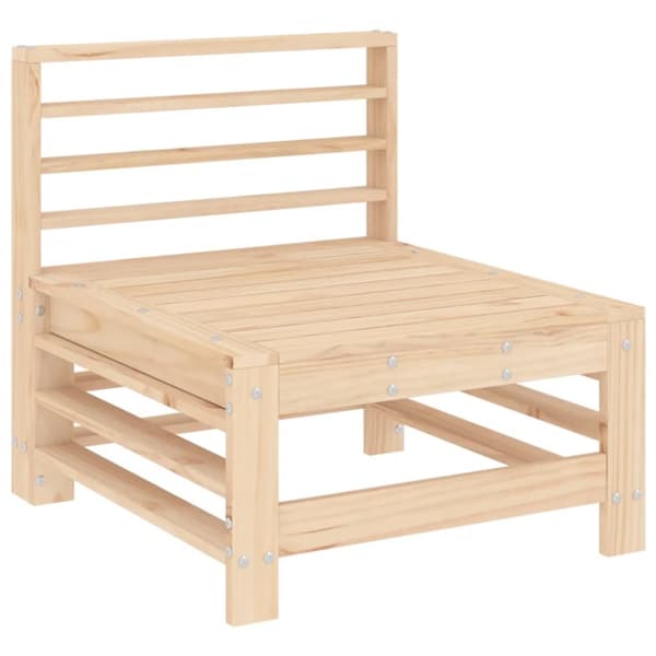 The Living Store Loungegrupp 3 delar massiv furu -  Moduler till utomhussoffa
