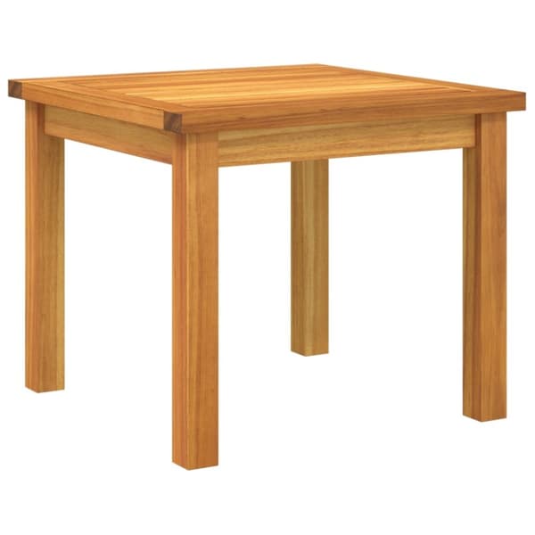 The Living Store Loungegrupp för trädgården 5 delar beige konstrotting akaciaträ -  Moduler till utomhussoffa