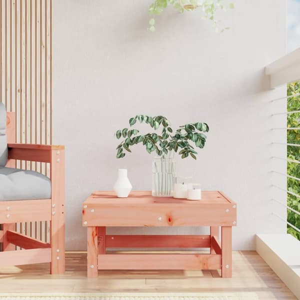 The Living Store Fotpall för trädgården massivt douglasträ - Moduler till utomhussoffa