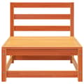 Miniatyrbillede 9 af 11: The Living Store 2-personers havesofa m. fodskammel massivt fyrretræ gyldenbrun -  Enheder til udendørs modulsofa