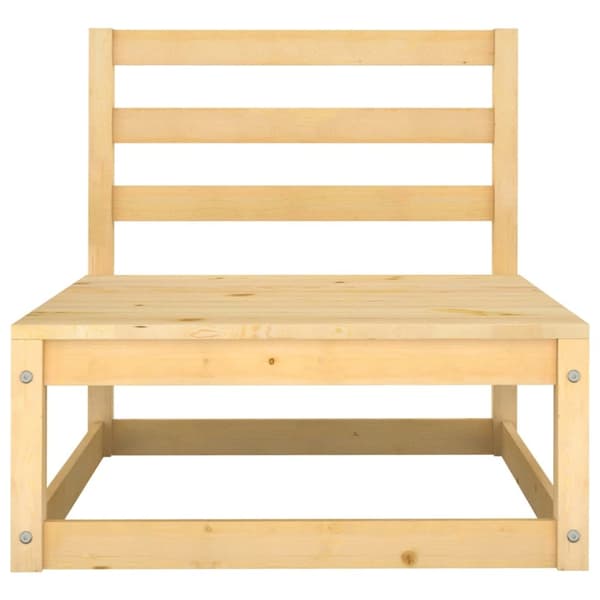 Moduler till utomhussoffa - Living Loungegrupp med dynor 2 delar massiv furu