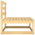 Miniatyrbild 6 av 11: Moduler till utomhussoffa - Living Loungegrupp med dynor 2 delar massiv furu