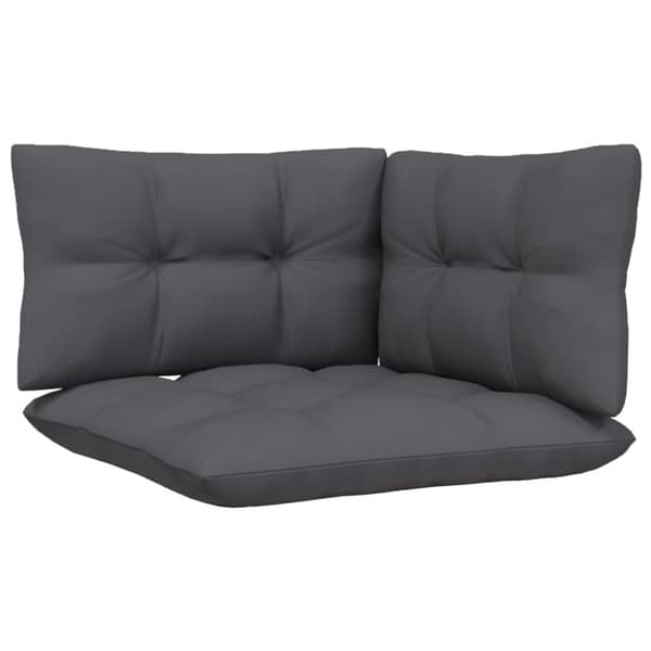 Enheder til udendørs modulsofa - Living 2-personers havesofa med hynder Hvid massivt fyrretræ