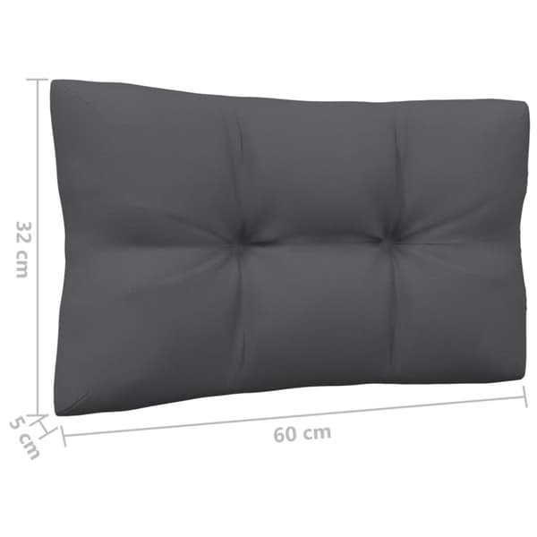 Enheder til udendørs modulsofa - Living 2-personers havesofa med hynder Hvid massivt fyrretræ