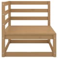 Miniatyrbillede 3 af 10: Enheder til udendørs modulsofa - Living loungesæt til haven 2 dele + hynder massivt fyrretræ gyldenbrun