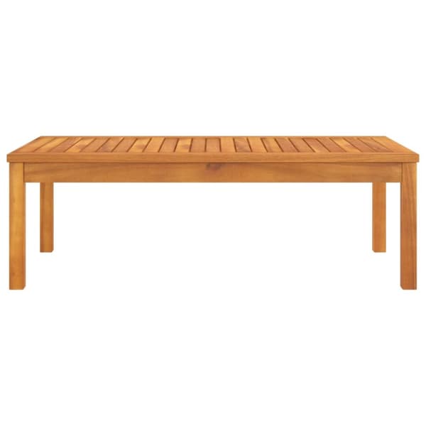 Enheder til udendørs modulsofa - Living sofabord 100x50x33 cm massivt akacietræ