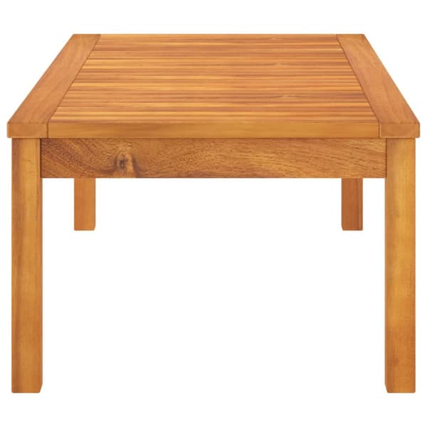 Enheder til udendørs modulsofa - Living sofabord 100x50x33 cm massivt akacietræ