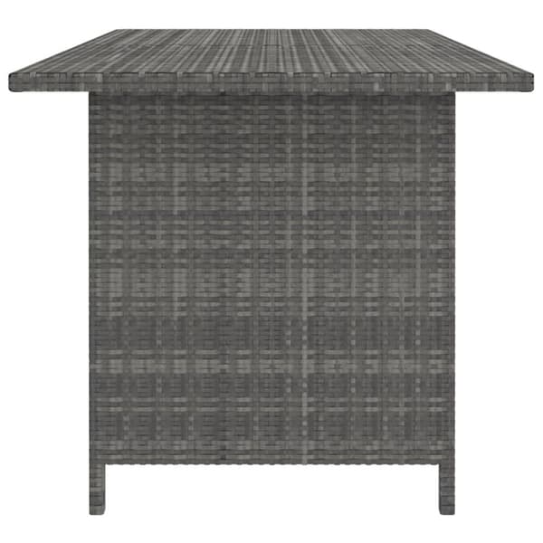 Enheder til udendørs modulsofa - Living havebord 110x70x65 cm polyrattan grå