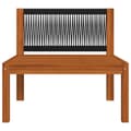 Miniatyrbild 7 av 11: Moduler till utomhussoffa - Living Loungegrupp för trädgården med dynor 2 delar massivt akaciaträ