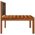 Miniatyrbild 8 av 11: Moduler till utomhussoffa - Living Loungegrupp för trädgården med dynor 2 delar massivt akaciaträ