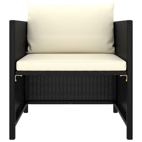 Enheder til udendørs modulsofa - Living havesofa med hynder polyrattan sort