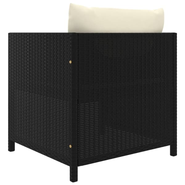 Enheder til udendørs modulsofa - Living havesofa med hynder polyrattan sort