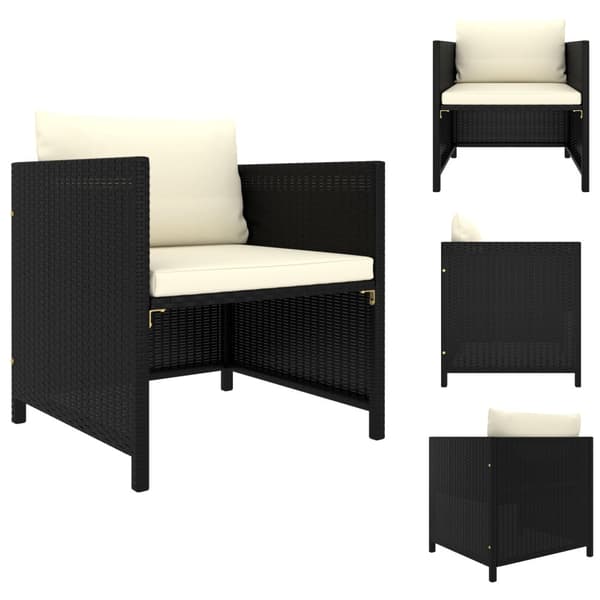 Enheder til udendørs modulsofa - Living havesofa med hynder polyrattan sort