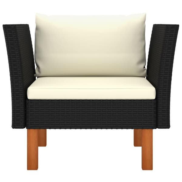 Enheder til udendørs modulsofa - Living havesofa polyrattan og massivt eukalyptustræ