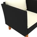 Miniatyrbillede 6 af 7: Enheder til udendørs modulsofa - Living havesofa polyrattan og massivt eukalyptustræ