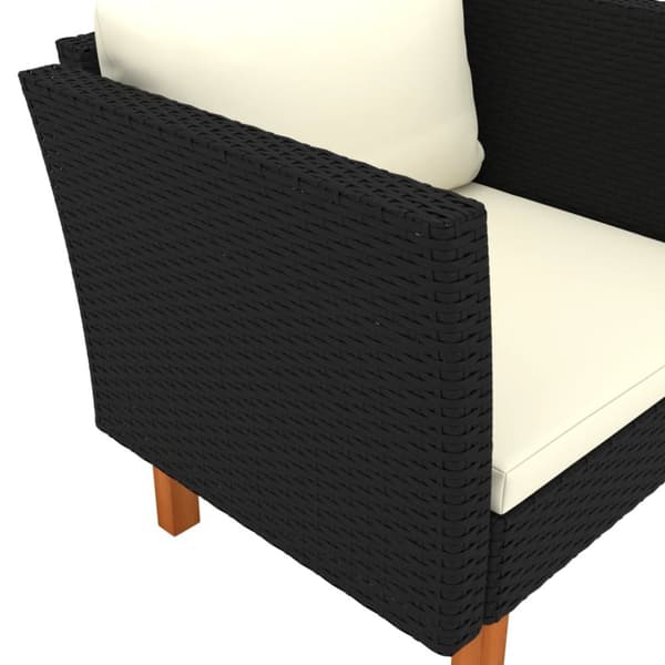 Enheder til udendørs modulsofa - Living havesofa polyrattan og massivt eukalyptustræ
