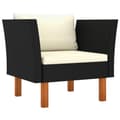 Miniatyrbillede 2 af 7: Enheder til udendørs modulsofa - Living havesofa polyrattan og massivt eukalyptustræ