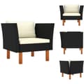 Miniatyrbillede 1 af 7: Enheder til udendørs modulsofa - Living havesofa polyrattan og massivt eukalyptustræ