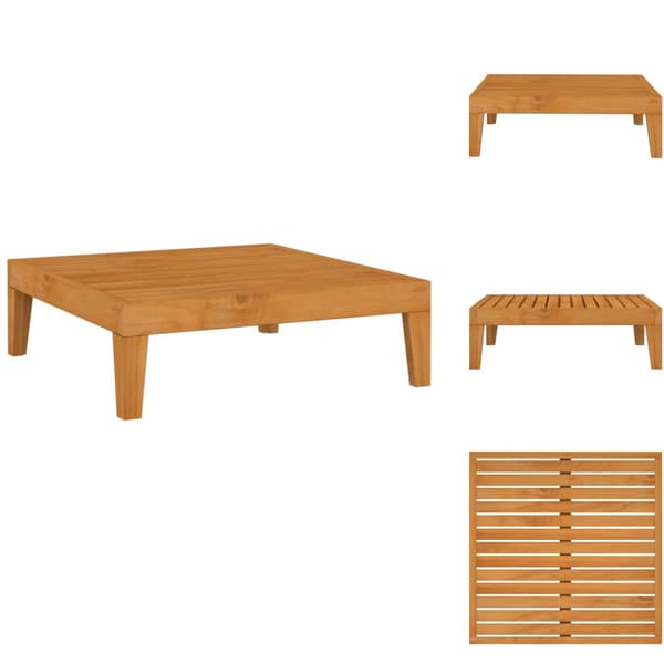 Moduler till utomhussoffa - Living Trädgårdsbord 68,5x68,5x24 cm massivt akaciaträ