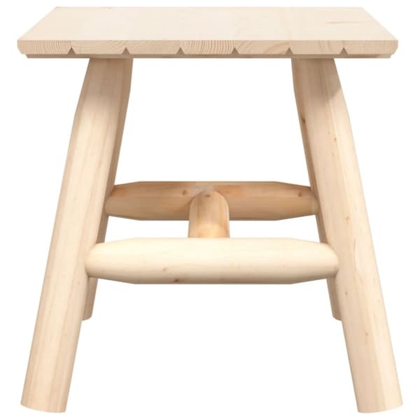 Enheder til udendørs modulsofa - Living sidebord 49x49x50 cm massivt grantræ