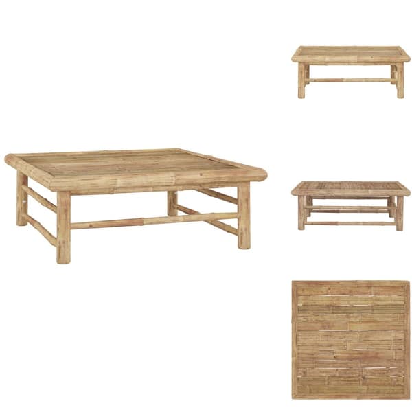 Enheder til udendørs modulsofa - Living havebord 65x65x30 cm bambus