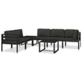 Miniatyrbillede 9 af 11: Enheder til udendørs modulsofa - Living sofabord aluminium antracitgrå