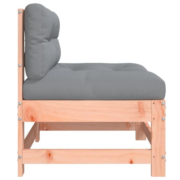 Moduler till utomhussoffa - Living Mittensoffa med dynor granträ