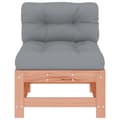Miniatyrbillede 6 af 11: Enheder til udendørs modulsofa - Living midtermoduler til havesofa 2 stk. med hynder massivt fyrretræ
