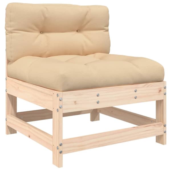 Moduler till utomhussoffa - Living Mittensoffor med dynor 2 st massiv furu