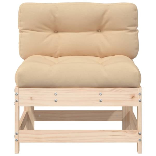 Moduler till utomhussoffa - Living Mittensoffor med dynor 2 st massiv furu