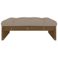 Miniatyrbillede 4 af 10: Enheder til udendørs modulsofa - Living udendørs fodskammel 120x80 cm massivt fyrretræ honningbrun