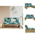 Miniatyrbild 1 av 10: Moduler till utomhussoffa - Living Mittensoffa 120x80 cm impregnerad furu