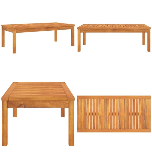 Sofabord 100x50x33 cm massivt akacietræ - Sofabord - Sofaborde - Home & Living