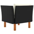 Miniatyrbillede 5 af 7: Havesofa polyrattan og massivt eukalyptustræ -  - Home & Living