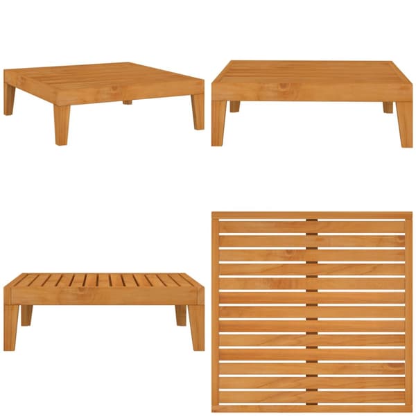 Havebord 68,5x68,5x24 cm massivt akacietræ - Havebord - Haveborde - Home & Living