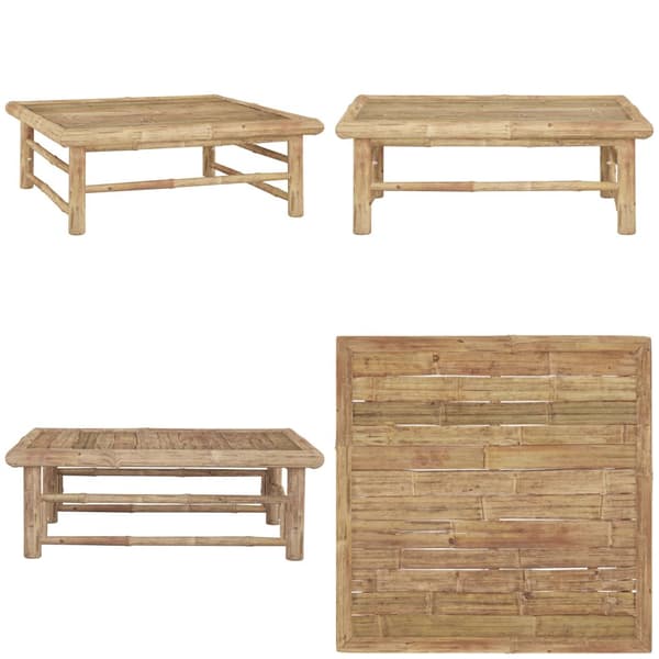 Havebord 65x65x30 cm bambus - Havebord - Haveborde - Home & Living
