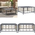 Miniatyrbillede 1 af 6: Havebord 70x70x34 cm polyrattan antracitgrå - Havebord - Haveborde - Home & Living