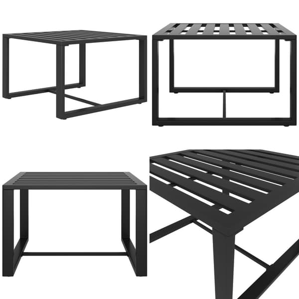 Soffbord aluminium antracit - Bord - Soffbord - Home & Living