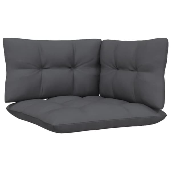 Hjørnedel til havesofa med hynder massivt fyrretræ hvid - Hjørnesofa - Hjørnesofaer - Home & Living