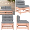 Miniatyrbillede 1 af 10: Midtermodul med hynder massivt douglasgran - Midtermodul Til Havesofa - Midtermoduler Til Havesofa - Home & Living