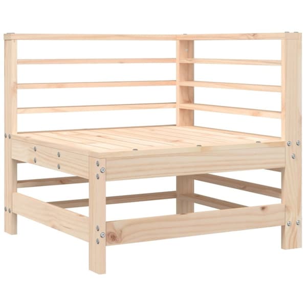 Hörnsektion till soffa med dynor massiv furu - Hörnsoffa - Hörnsoffor - Home & Living
