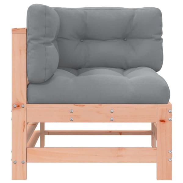Hjørnemoduler til sofa 2 stk. Med hynder massivt douglasgran - Hjørnemodul - Hjørnemoduler - Home & Living