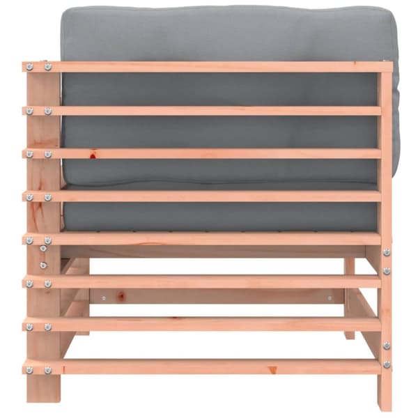Hjørnemoduler til sofa 2 stk. Med hynder massivt douglasgran - Hjørnemodul - Hjørnemoduler - Home & Living