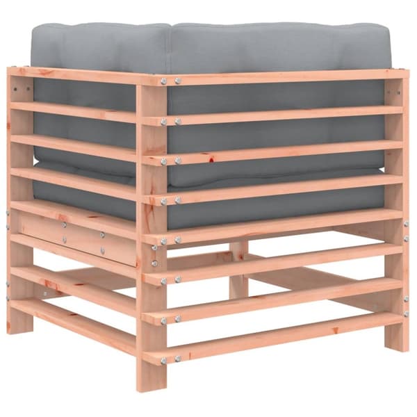Hjørnemoduler til sofa 2 stk. Med hynder massivt douglasgran - Hjørnemodul - Hjørnemoduler - Home & Living