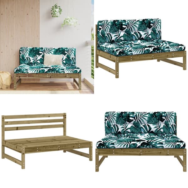 Keskisohva 120x80 cm kyllästetty mänty - Keskisohva - Keskisohvat - Home & Living