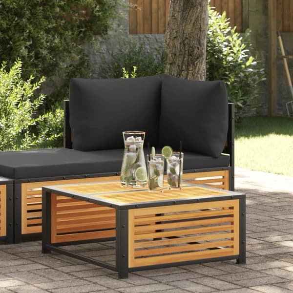 vidaXL havebord 68x68x30 cm massivt akacietræ