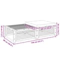 Miniatyrbilde 9 av 9: vidaXL Hagebord med krakk i heltre akasie