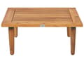 Miniatyrbild 10 av 11: Trädgårdssoffgrupp Off-White Dynor Certifierat Akaciaträ Modern Utomhus 4-sits Fåtöljer 1 Bord