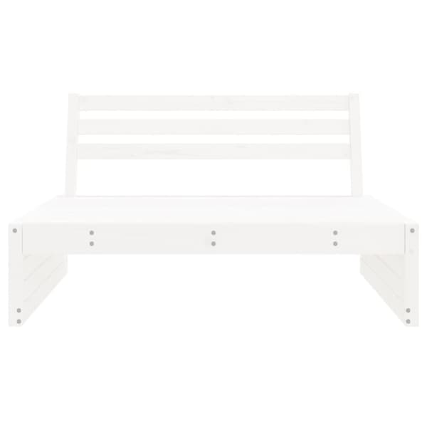 Mittensoffa vit 120x80 cm massiv furu